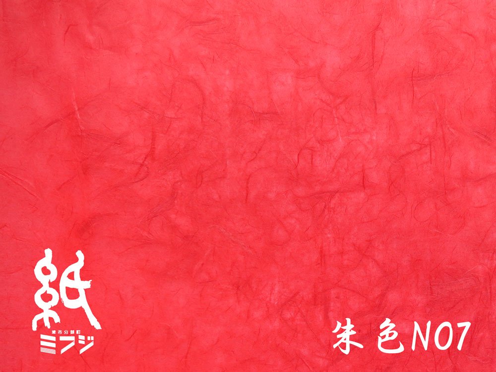 Amazon | 【和紙】雲龍紙（手漉き・純楮） 朱色NO7 | 和紙 | ホビー